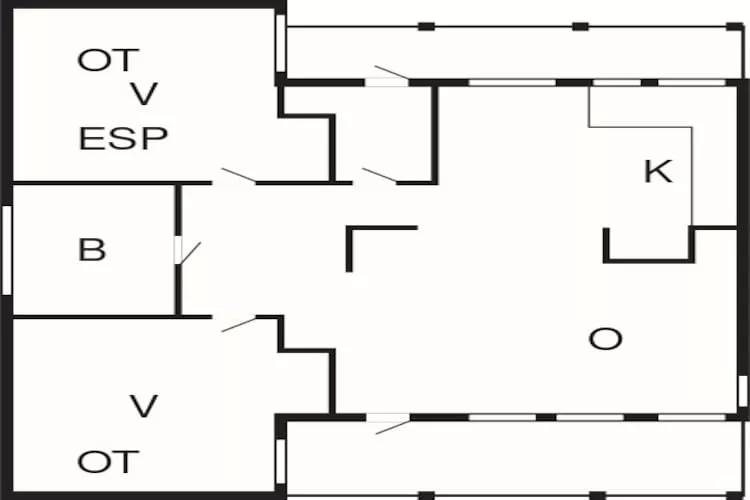 3 room w/fiordview,Standard-Plan