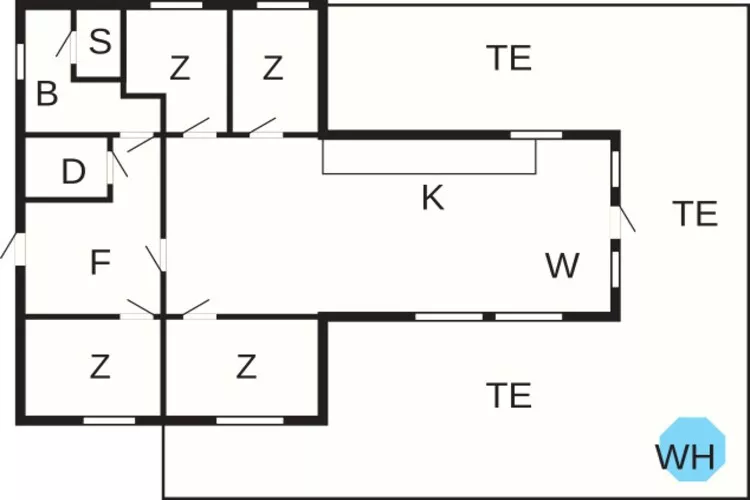 Maison de vacances pour 8 a BJELLAND-By Traum-Plan