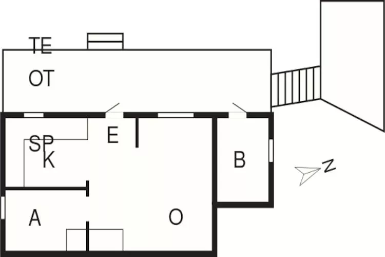 4 person holiday home in HAMBURGSUND-By Traum-Floor plan