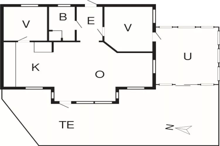 5 person holiday home in RONNEBY-By Traum-Floor plan