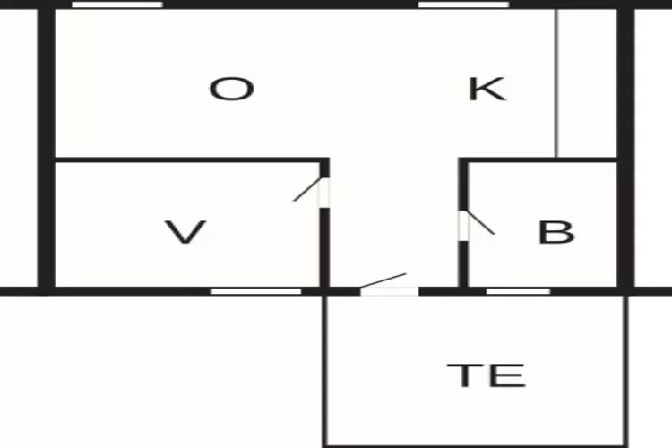 4 person holiday home in Gudhjem-By Traum-Floor plan