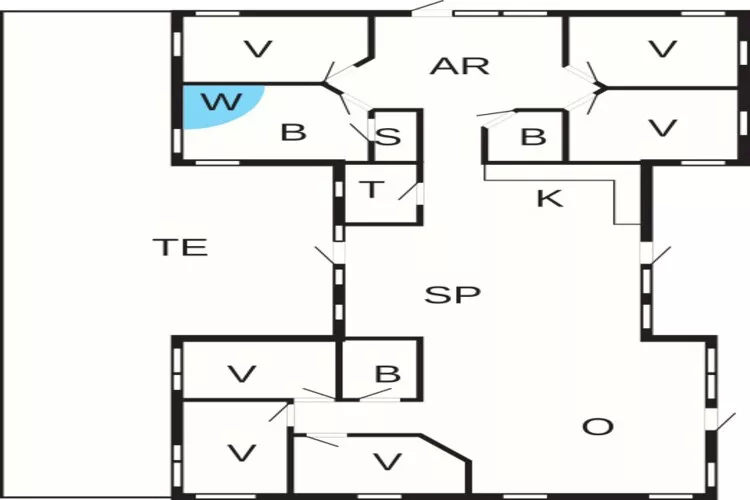14 Personen Ferienhaus in Grenaa-By Traum-Grundriss