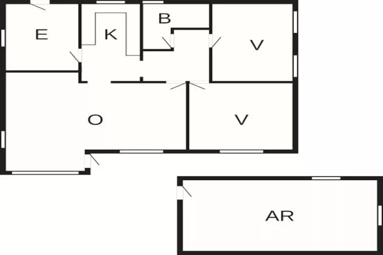 6 person holiday home in Thyborøn-By Traum-Floor plan