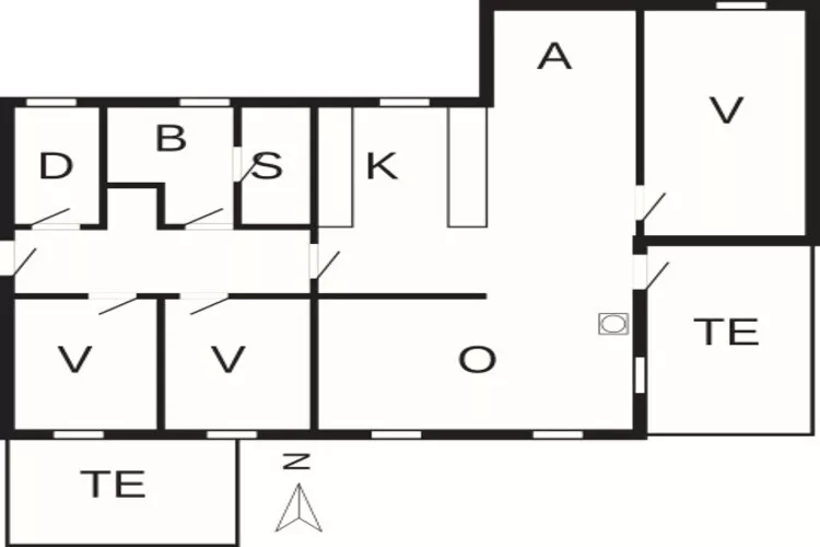 Cozy Retreat in Vorupor - By Traum Ferienwohnungen-Floor plan