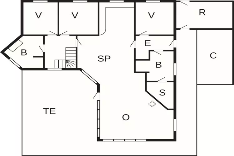 10 person holiday home in Højslev-By Traum-Floor plan