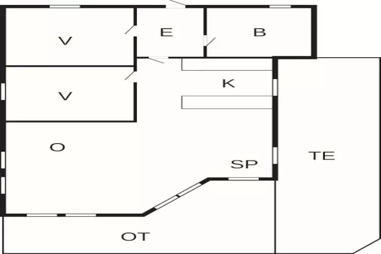 6 Personen Ferienhaus in Rønde-By Traum-Grundriss