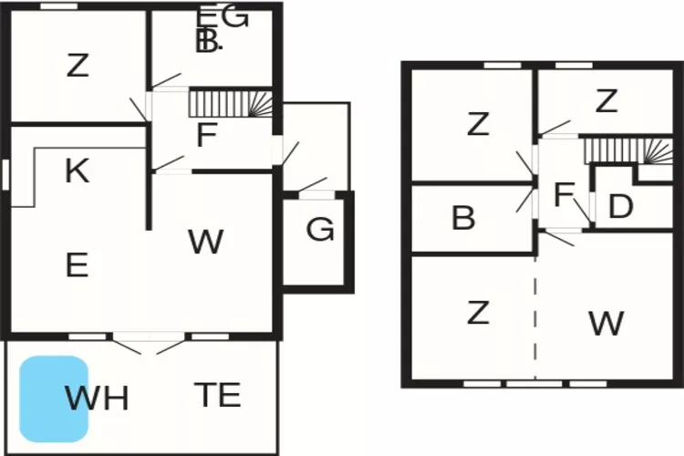 Maison de vacances pour 6 a Gursken-By Traum-Plan