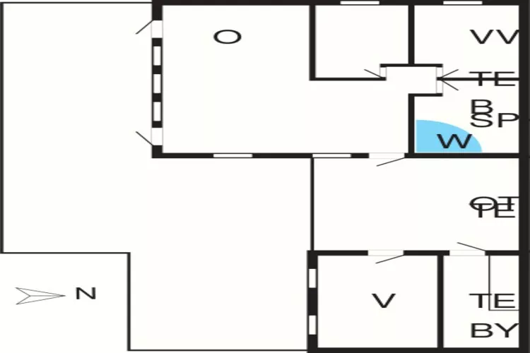 6 Personen Ferienhaus in Nysted-By Traum-Grundriss