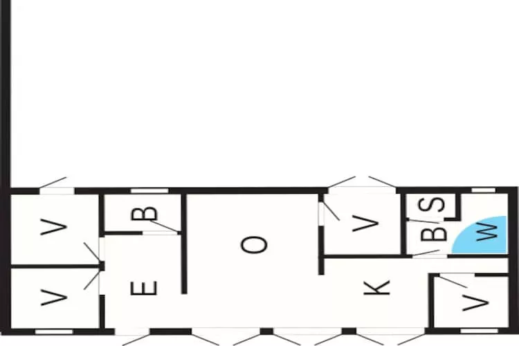 Scenic Retreat in Boddum - By Traum Ferienwohnungen-Floor plan
