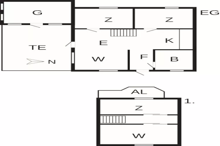 5 person holiday home in Harboøre-By Traum-Floor plan