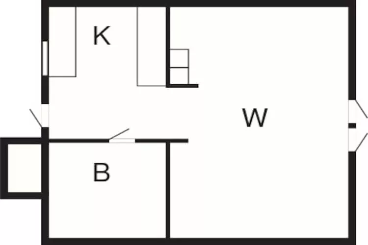 3 Personen Ferienhaus in TORSLANDA-By Traum-Grundriss