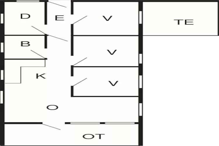 6 person holiday home in Rødby-By Traum-Floor plan