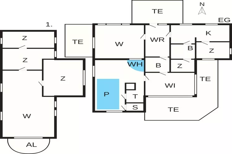 11 Personen Ferienhaus in Thisted-By Traum-Grundriss