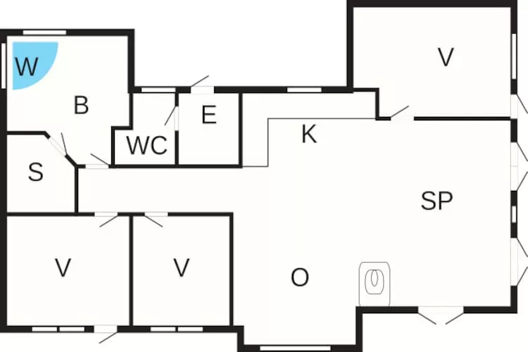 8 Personen Ferienhaus in Broager-By Traum-Grundriss
