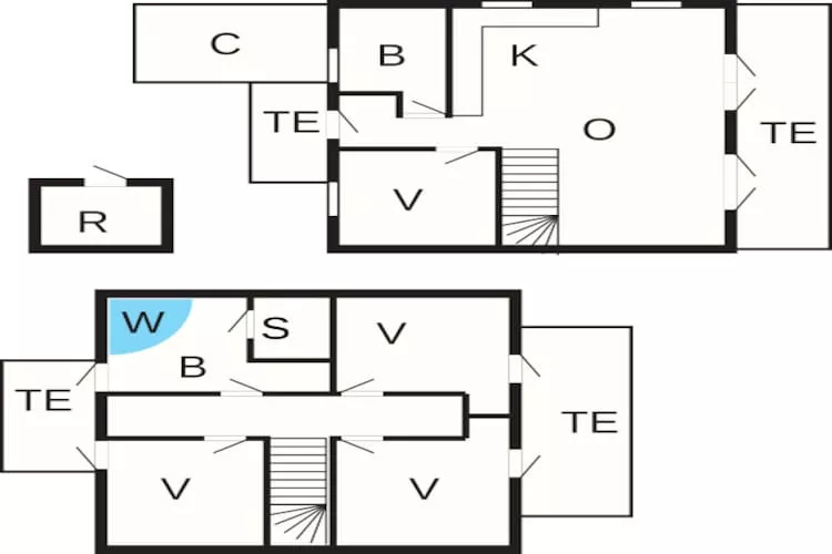 8 Personen Ferienhaus in Gjern-By Traum-Grundriss