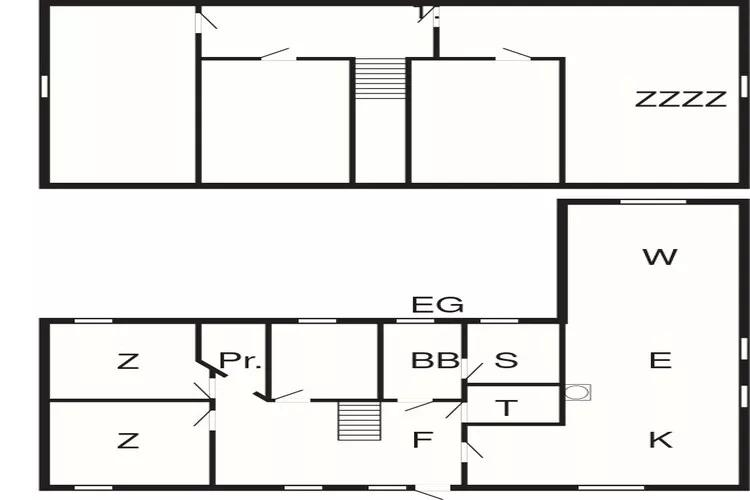 12 person holiday home in Bredebro-By Traum-Floor plan