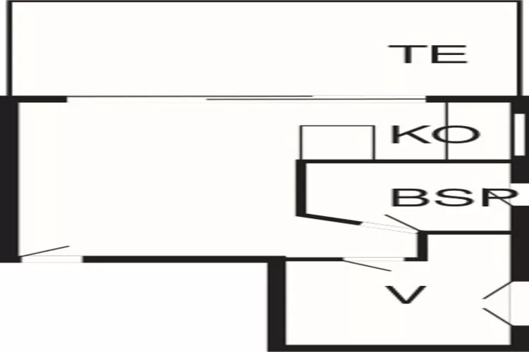 2 Personen Ferienhaus in Wendtorf-Floor plan