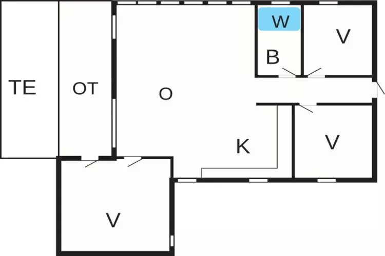 5 Personen Ferienhaus in Blåvand-By Traum-Grundriss