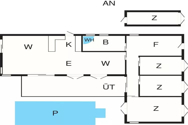 10-Person Home in Rødvig Stevns-Floor plan