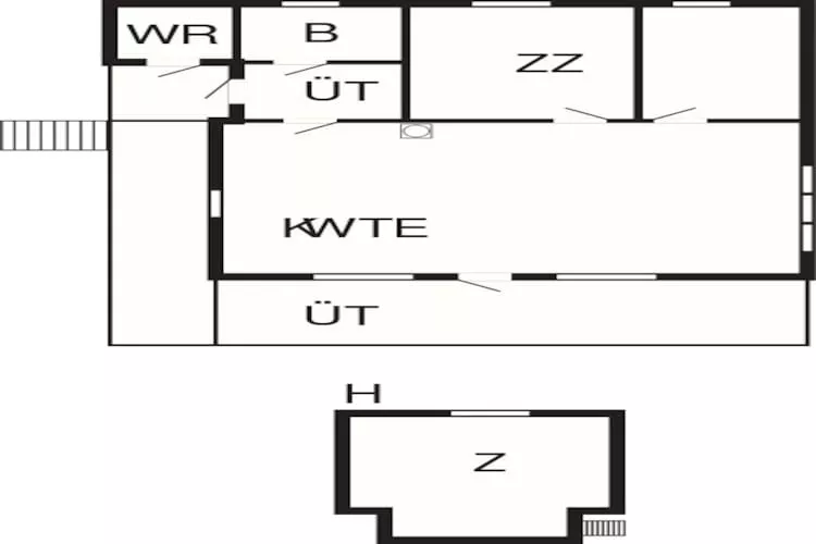 6 person holiday home in Bud-By Traum-Floor plan