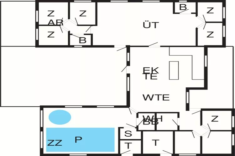 Maison de plage de luxe pour 20 -- By Traum Ferienwohnungen-Plan
