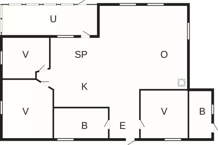 6 person holiday home in Tvååker-By Traum-Floor plan