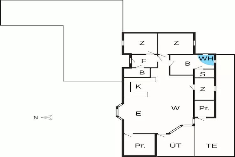 6 person holiday home in Børkop-By Traum-Floor plan