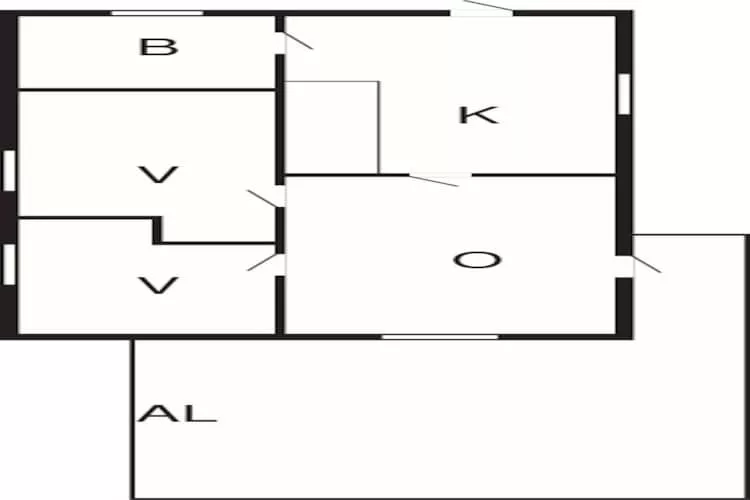 4 person holiday home in HÄLLEVADSHOLM-By Traum-Floor plan