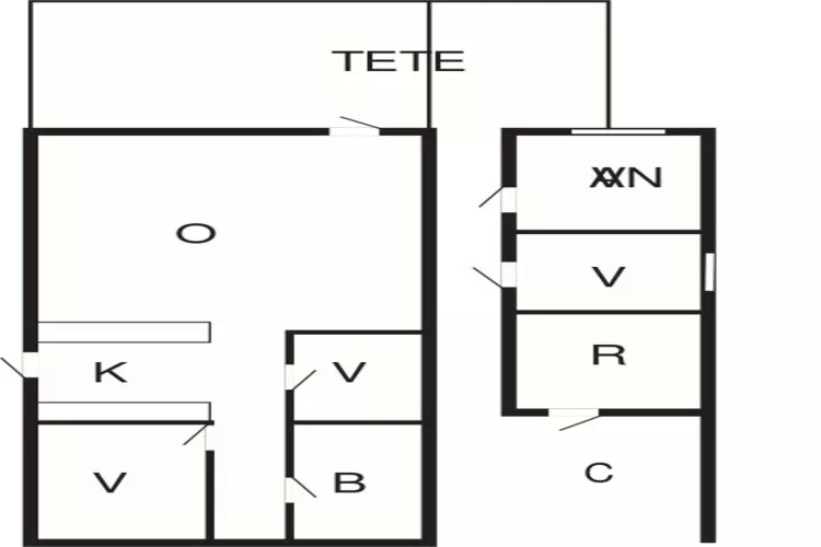 8 Personen Ferienhaus in Bjert-By Traum-Grundriss