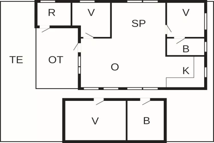 4 person holiday home in Ålbæk-By Traum-Floor plan