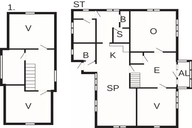 Pleasant holiday home for 8 guests-Floor plan