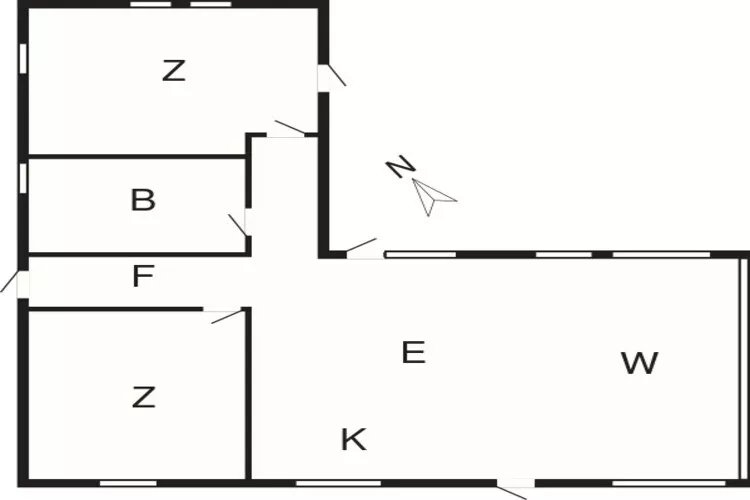 6 Personen Ferienhaus in Hals-By Traum-Grundriss