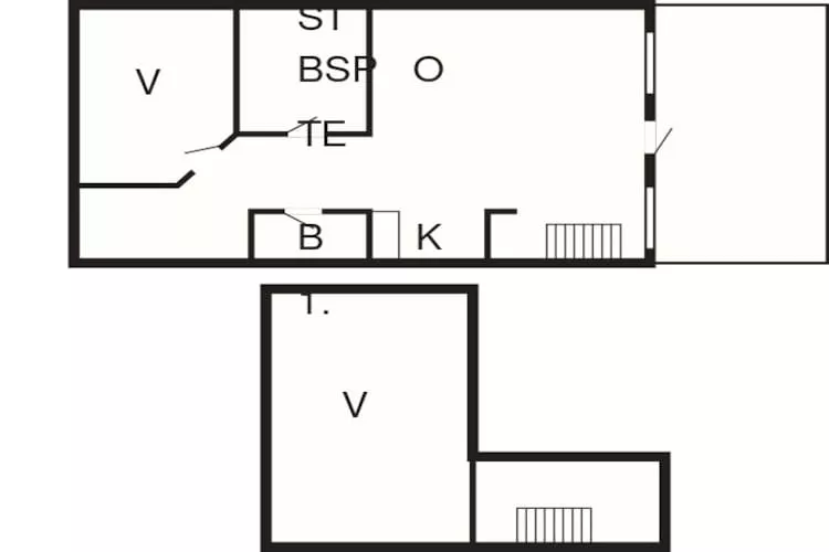 4 person holiday home in Brovst-By Traum-Floor plan