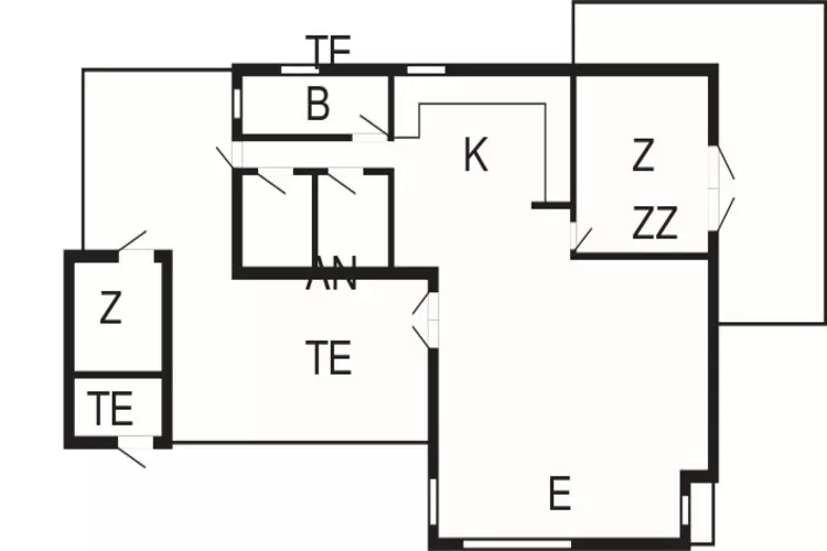Maison de vacances pour 6 a Sæby-By Traum-Plan