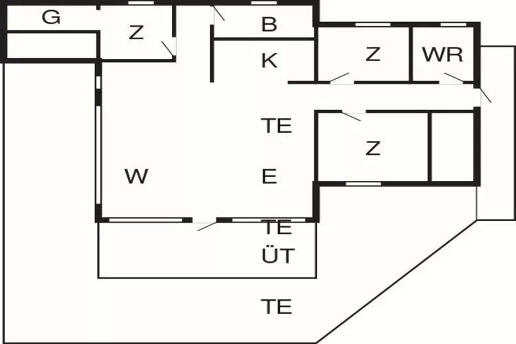 6 person holiday home in Nexø-By Traum-Floor plan