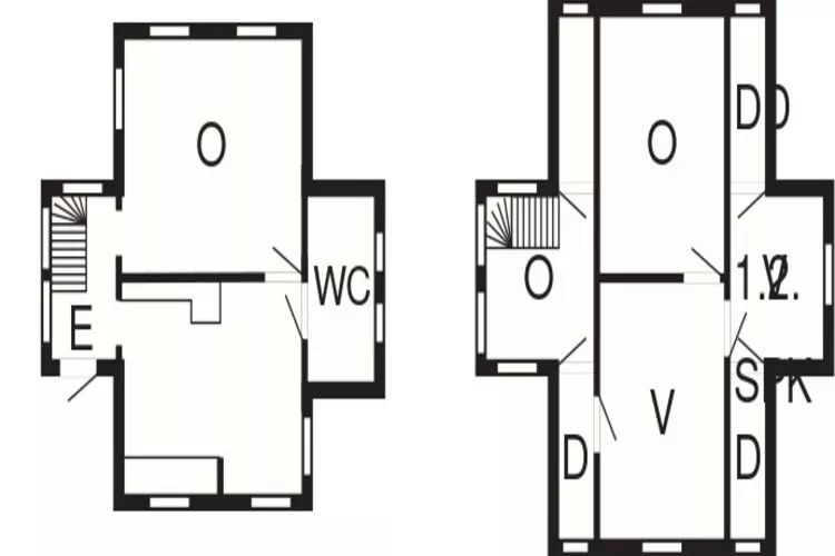 Cottage historique au bord du lac Yngern-Plan