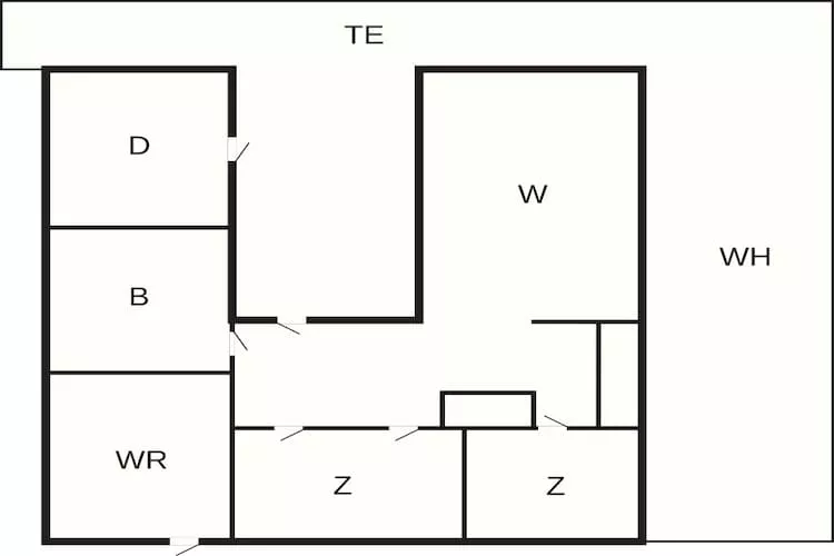 Maison de vacances pour 6 a Hejls-By Traum-Plan