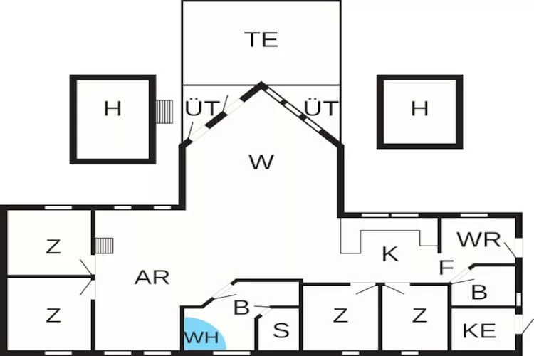 Maison de vacances pour 8 a Brovst-By Traum-Plan