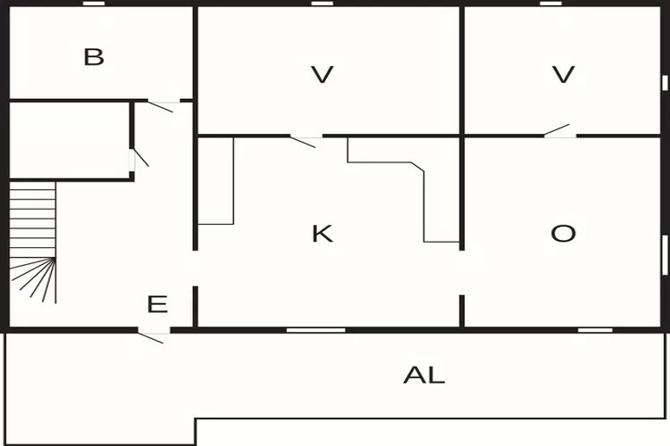 4 person holiday home in LUR-By Traum-Floor plan