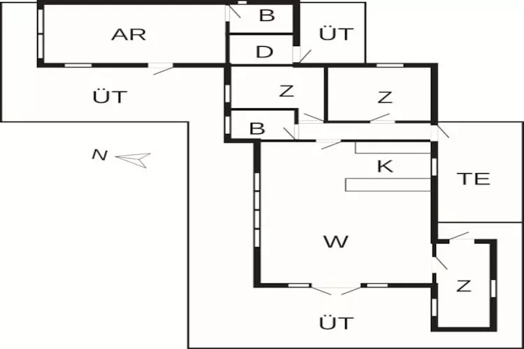 8 person holiday home in Svendborg-By Traum-Floor plan