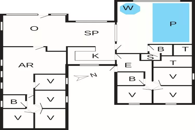 Luxury Retreat in Blavand - By Traum Ferienwohnungen-Floor plan