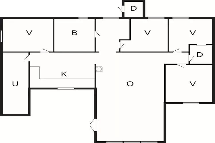 8 person holiday home in lyngdal-By Traum-Floor plan