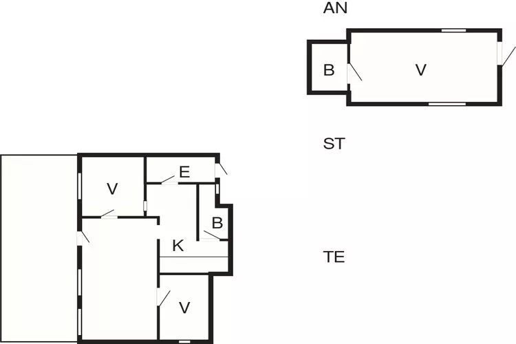 Maison de vacances pour 6 a Nexø-By Traum-Plan