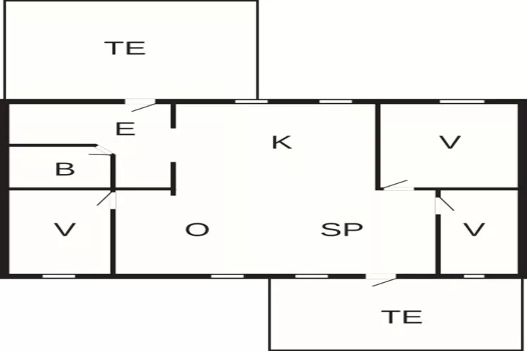 Maison de vacances pour 6 a Hadsund-By Traum-Plan