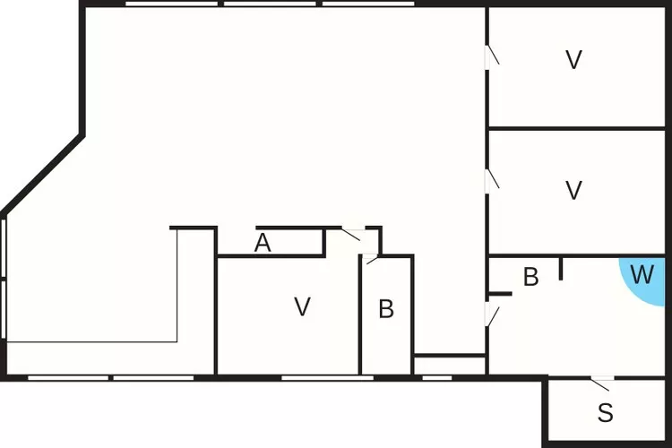 8 Personen Ferienhaus in Glesborg-By Traum-Grundriss