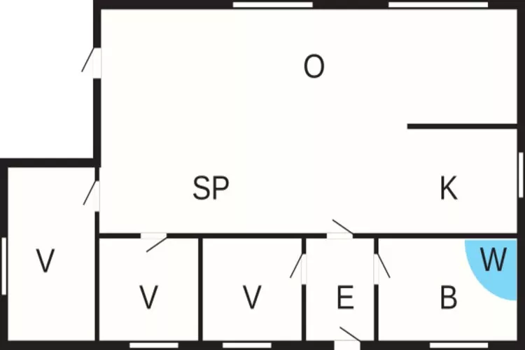 8 person holiday home in Otterup-By Traum-Floor plan