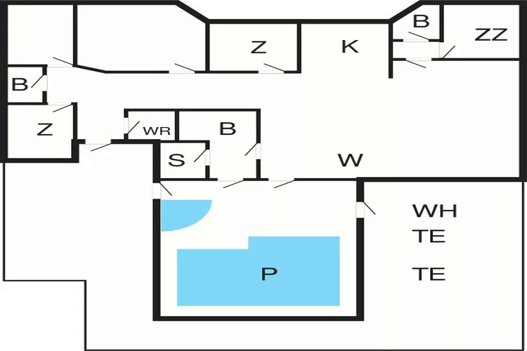 12 person holiday home in Hundested-By Traum-Floor plan