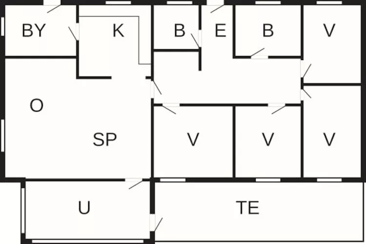 8 person holiday home in Struer-By Traum-Floor plan
