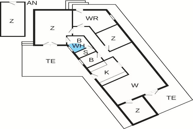 Exciting Cottage by the Sea - By Traum Ferienwohnungen-Floor plan