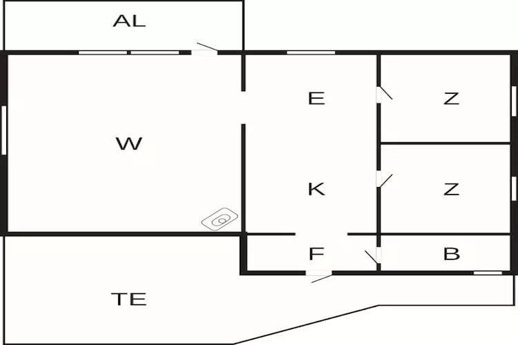 5 person holiday home in HJÄRNARP-By Traum-Floor plan
